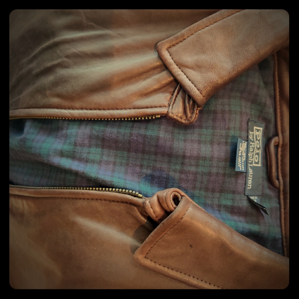 Ralph Lauren Leather Jacket - like butter